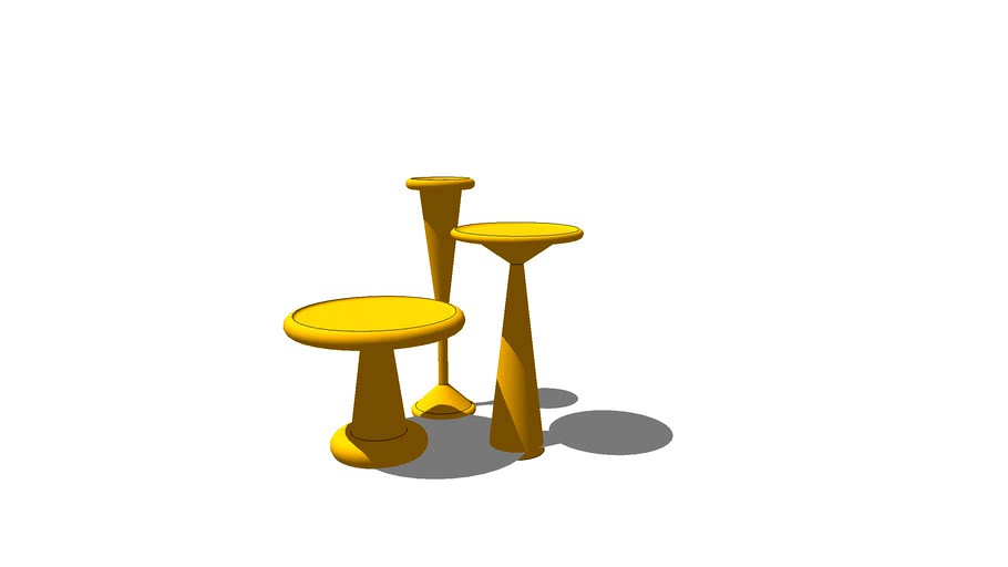 Golden side table - Tom dixon