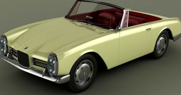 Facel Vega Facel III Cabrio 3D Model