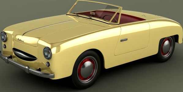 Panhard Dyna Junior X87 3D Model