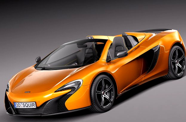Mclaren 650S Spider 2015 3D Model