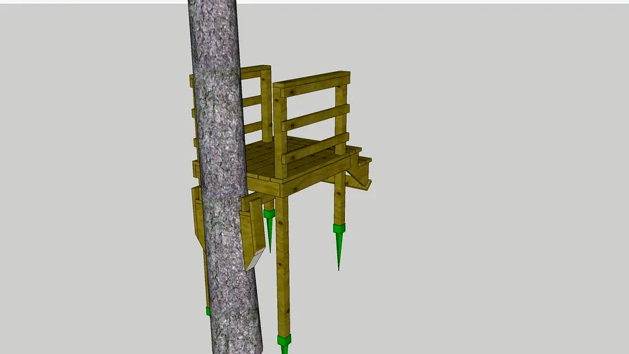 Target Range Backstop Tree Stand
