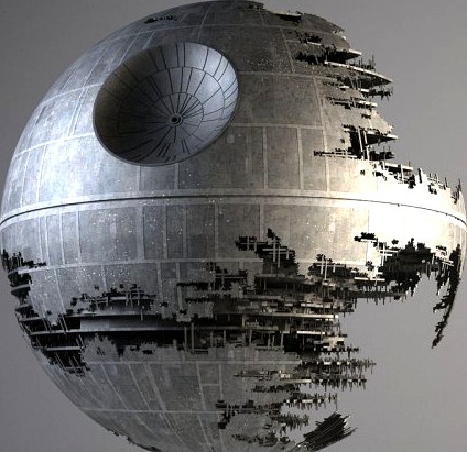 Star Wars Death Star Destroyed 3D Model