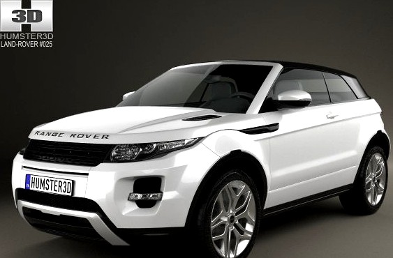 Land Rover Range Rover Evoque Convertible 2013 3D Model