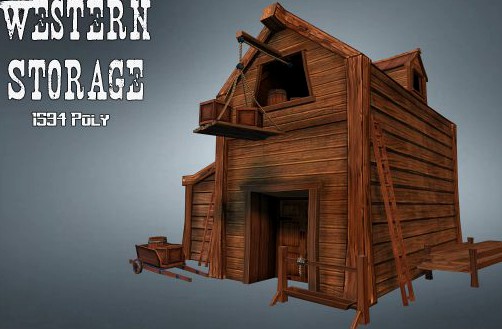Western Storage 3D Model