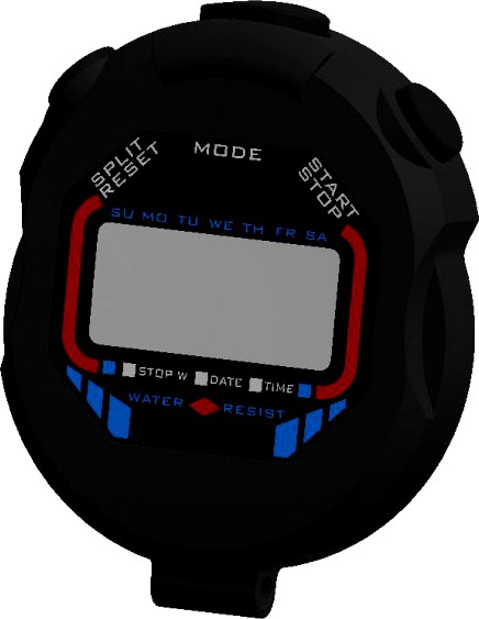 Stopwatch 3D Model