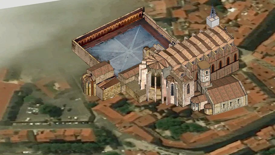 PERPIGNAN , CATHEDRALE et EGLISE SAINT-JEAN-LE VIEUX