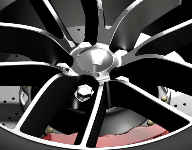 Dodge Challenger 392 wheel 2015 3D Model