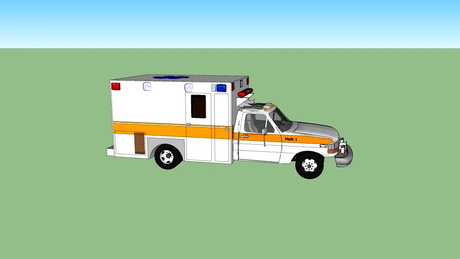 ambulance type l fordf 350 model 1992