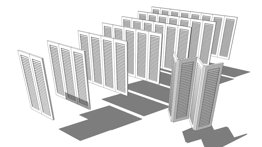 Volets-portes pliants paramétrables et animés #7