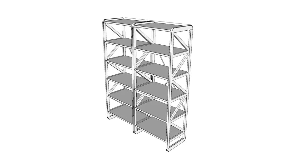 Restoration Hardware Double Shelving