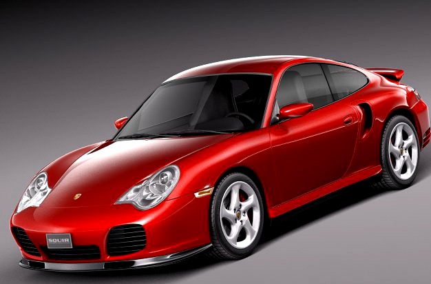 Porsche 911 Turbo 996 2002 3D Model