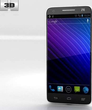 ZTE Grand S 3D Model