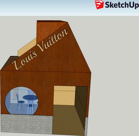 Louis Vuitton Inspired shack