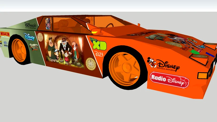 Gravity Falls Theme Car