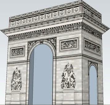 Arc de Triomphe, France mini version