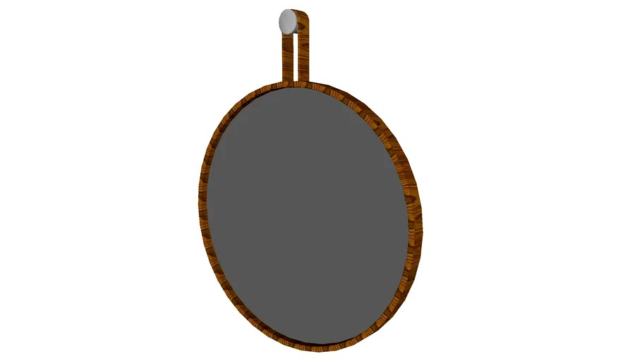 Foster 24in. Mirror in Teak by Modloft