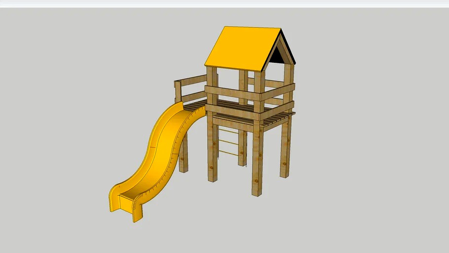Speeltuin Yellow Slide