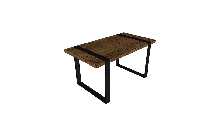 Madelyn Urban Blend Wood Dining Table wayfair