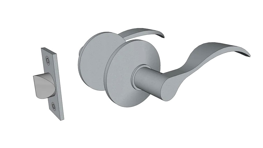 Residential Passage Lever-Style Handleset