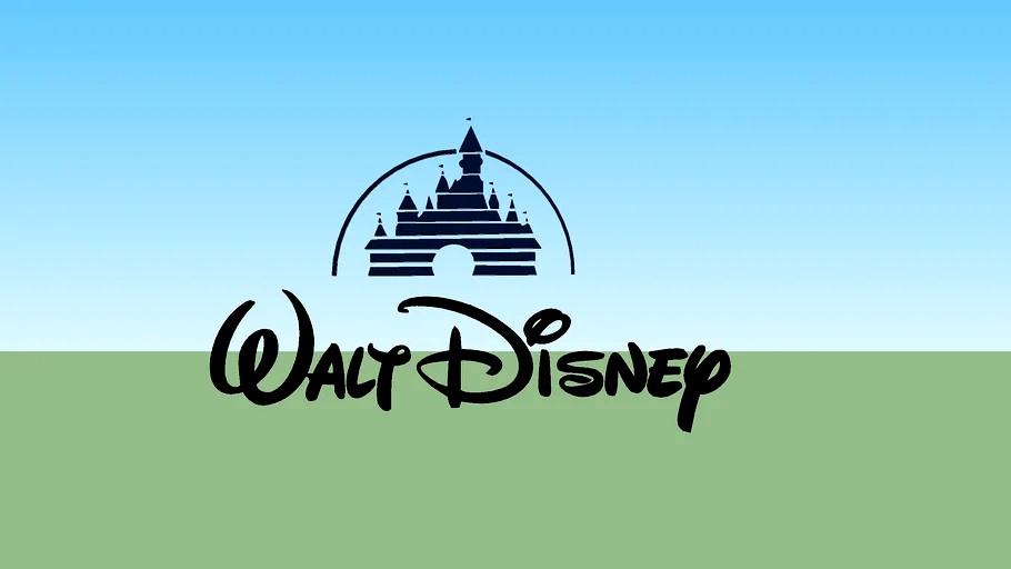 Walt Disney logo 3D