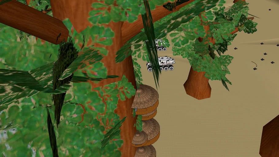 the battle of kashyyyk 3d model