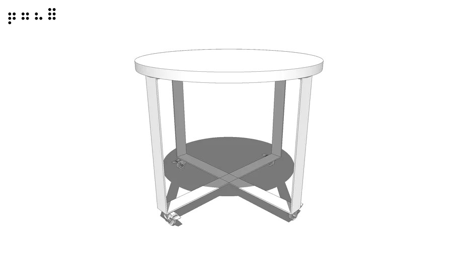 СТОЛ «ROUND CROSSTRIPE»