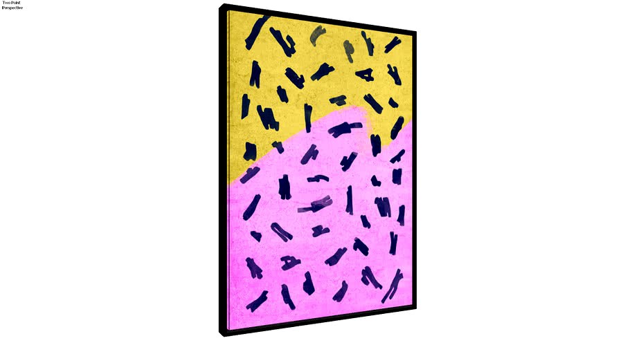 Quadro Scribbles on the wall