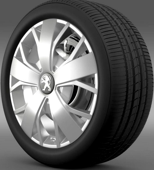 Peugeot Boxer wheel 3D Model