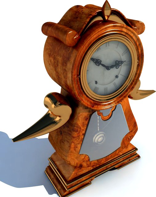 Old Clock 3D Model