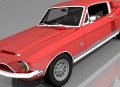 Ford mustang shelby 1967 3D Model