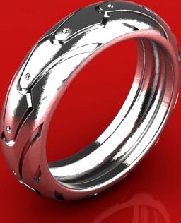 Motorcycle tire ring 3D Model