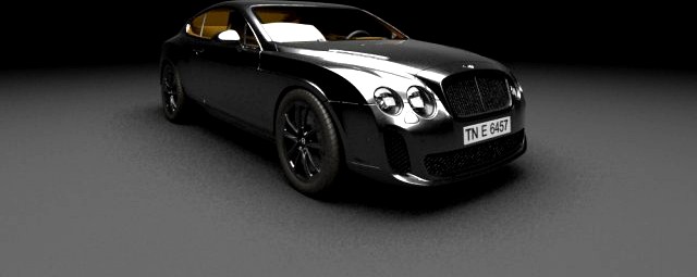 BENTLEY SPORTY CAR 3D Model