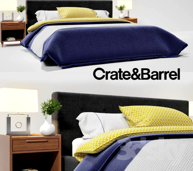 Crate &amp;amp; Barrel Tate King Bed