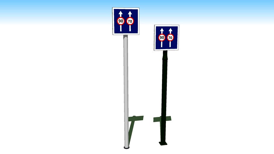 Panneau de signalisation Type C 'Panneau condition de circulation particulière'