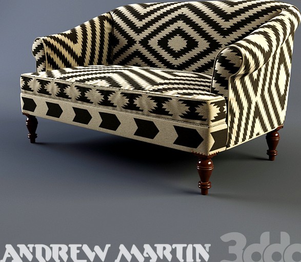 Andrew Martin kilim sofa