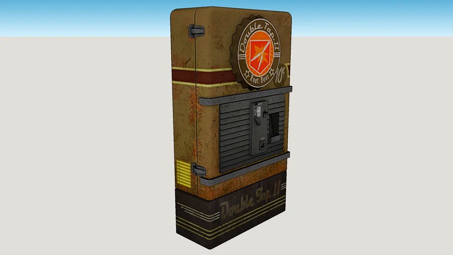 Double Tap II Vending Machine 3d model
