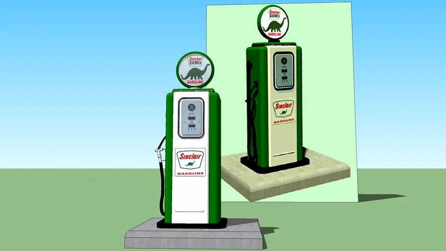 Old Sinclair Gas Pump