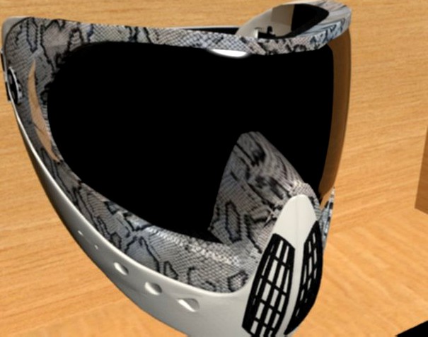 Paintball mask 3D Model