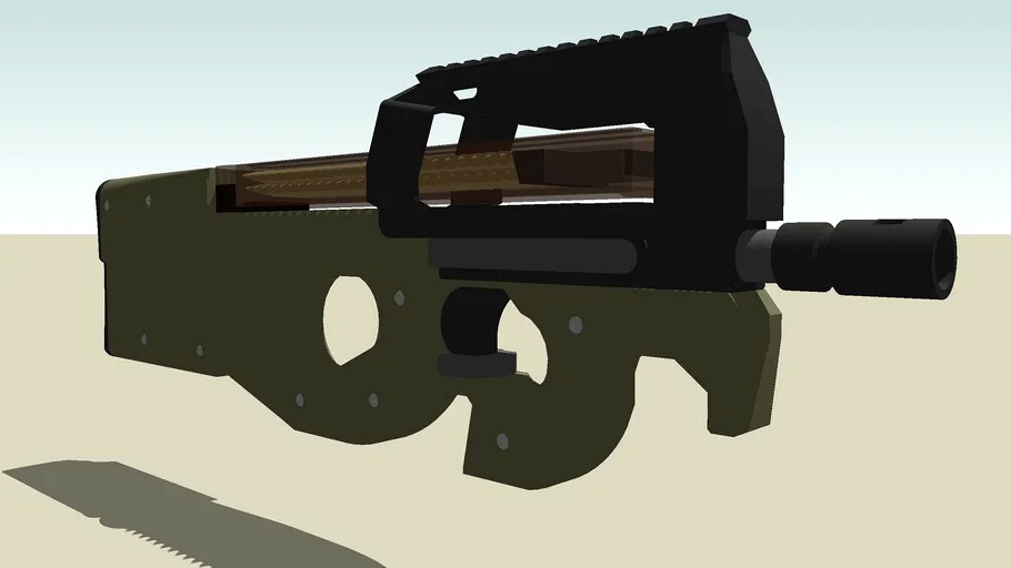 3D Model SMG FN P90