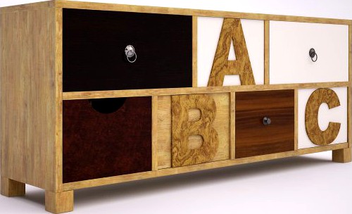 Commode ABC 3D Model