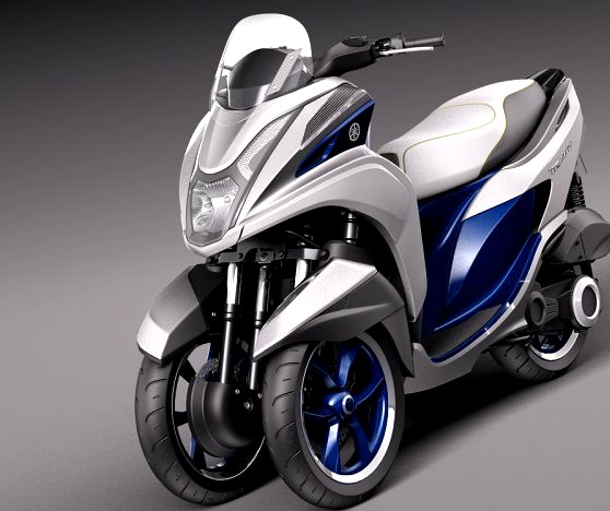 Yamaha Tricity 2015 scooter 3D Model