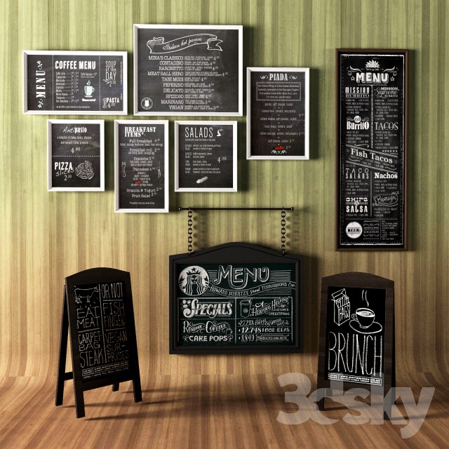 Menu chalk