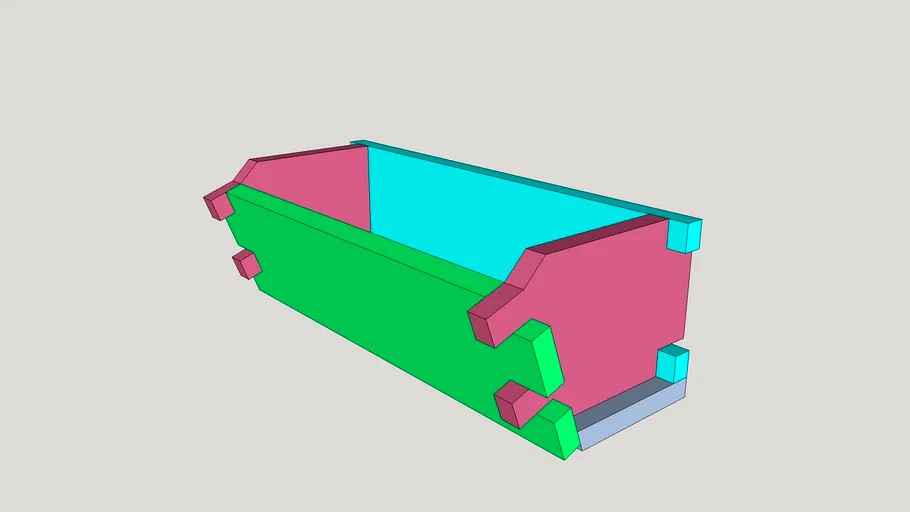 Planter box 3d model