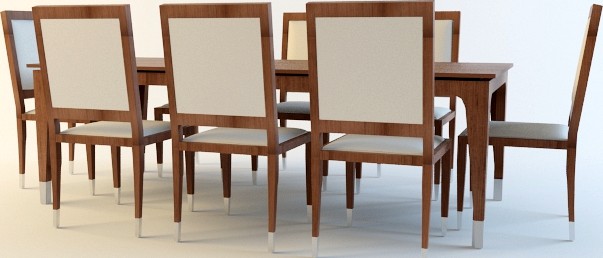 Стол и стулья Costa Rey T chair - Smania