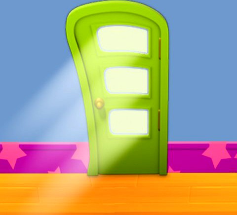 Door Cartoon 3D Model