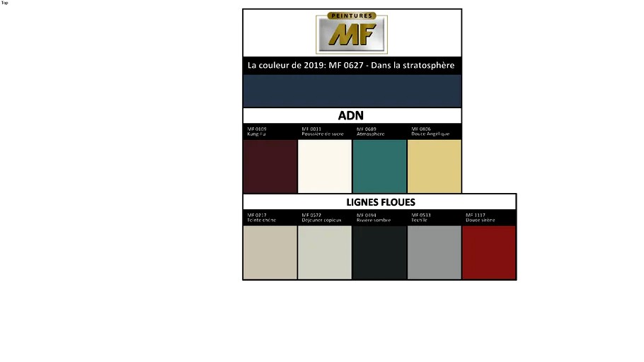 Peintures MF - Couleurs 2019