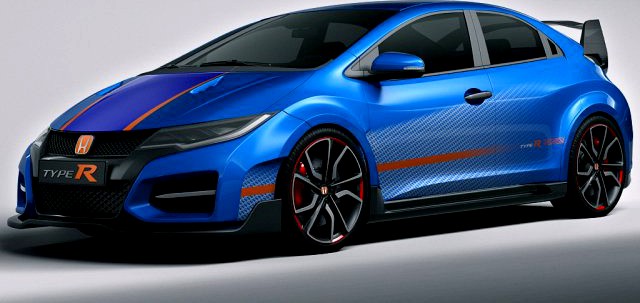 Honda Civic Type R 2015 3D Model