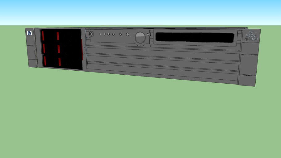 HP 9000-RP3440 rackmount server computer