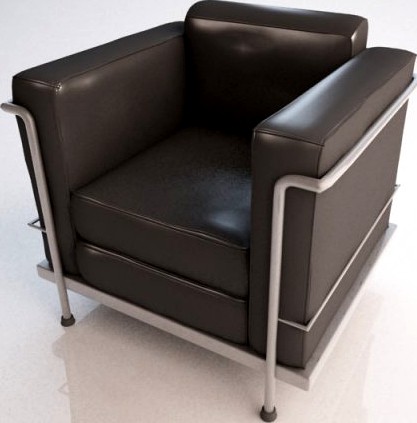 Le Corbusier Chair 3D Model