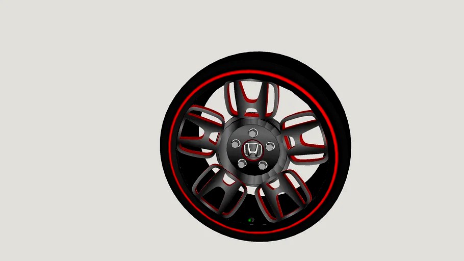 Honda 'H' Logo Wheel